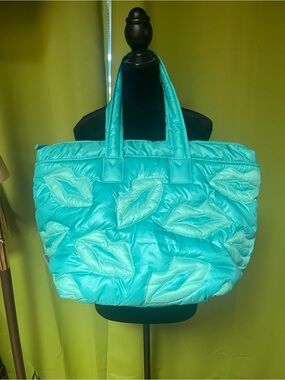 Wildfox Quilted Lips Bag